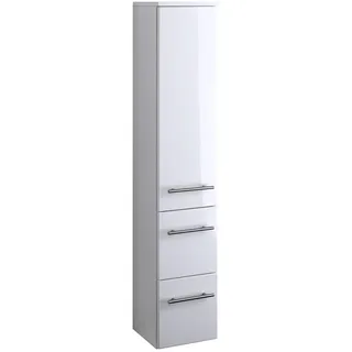 Held Parma Midischrank 25 x 130 x 27 cm Hochglanz-weiß