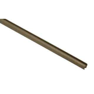 GARDINIA Gardinenstange Kira mit Innenlauf II 1-läufig Ø 19 mm 160 cm Cappuccino