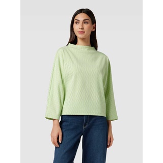 Sweatshirt mit Allover-Muster Modell 'Gillu', Hellgruen, 38