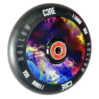 core action sports Core Hollow V2 Stunt-Scooter Rolle 110mm Galaxy/PU Schwarz - Schwarz