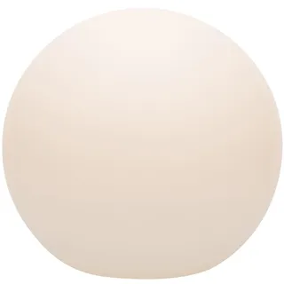 8 seasons DESIGN Kugelleuchte Kunststoff Ø 50 cm inkl. Dämmerungssensor weiß