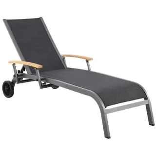 MWH Das Original Kensington Plus Rollliege 75 x 174 x 101 cm Iron Grey
