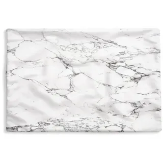 MuchoWow Dekokissen Schwarze Muster durch weißen Marmor, Kissenbezug für Sofa, Dekorationkissen, Kissenhüllen, 60x40 cm bunt Rechteckig | 60 cm x 15 cm x 40 cm