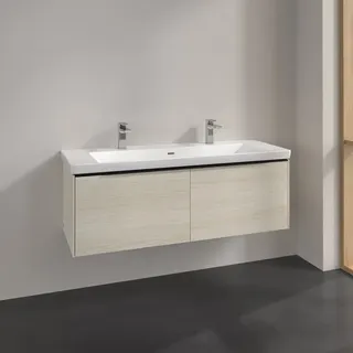 Villeroy & Boch Waschbeckenunterschrank 2 Auszüge 127,2 x 47,8 x 42,9 cm White Oak