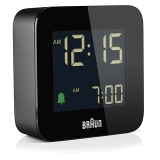 Braun Wecker BC08B DCF Funk digital, schwarz
