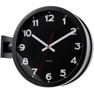KARLSSON Wanduhr doppelseitig NEW CLASSIC - B/H/T ca. 36.00x14.00x8.50
