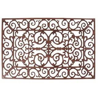 Esschert Design Schmutzfangmatte 46 x 72 cm Braun/Bronze