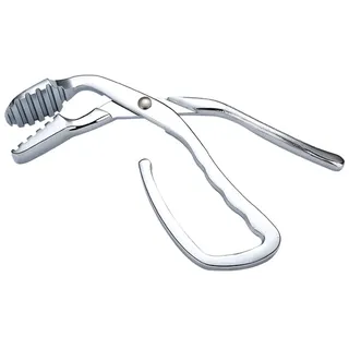 Kadagg Grillrost-Heber-Werkzeug aus Edelstahl Grillheber Anti-Hot-BBQ-Holzkohlezange Clip Grillzubehör Metall
