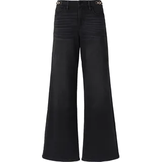 s.Oliver Jeans Suri/Mid Rise/Wide Fit/Schmuck-Detail / 42