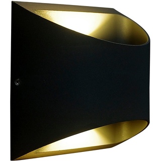 ECO-LIGHT Außen-Wandleuchte DODD, LED fest integriert schwarz
