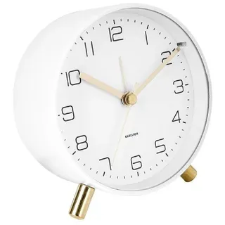 Karlsson Uhr Wecker Lofty Mattweiß