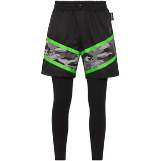 Plein Sport Sporthose Camouflage Schwarz 4XL