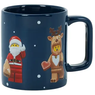LEGO Tasse "Christmas Minifigures" in Dunkelblau - 300 ml