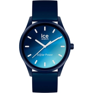 Ice-Watch - ICE solar power Blue sunset - Blaue Herren/Unisexuhr mit Silikonarmband - 020604 (Medium)