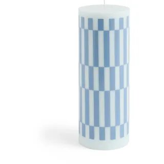HAY - Column Kerze L, light blue / dusty blue check