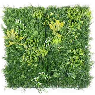 Kunstpflanzen Wand VERDE B | 100x100cm