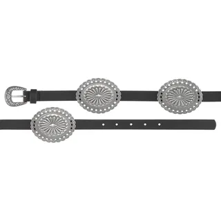 LASCANA Damengürtel Lederimitat schwarz 85
