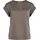 Viellette Satin Top Braun L