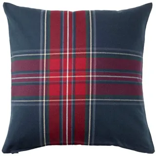 IKEA Junhild 304.167.57 Kissenhülle Blau Rot Größe 50x50