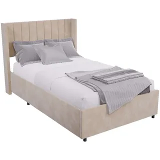 Juskys Polsterbett Savona 120 x 200 cm Beige