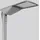 LED-Mastleuchte Aluminium Glas 84 W 12000 lm silber