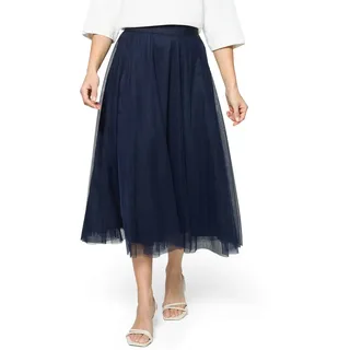 Zero Midirock Damen Blau 38