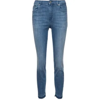 BOSS Women's Slim Crop 4.1 Jeans-Trousers, Bright Blue, 27 - 27