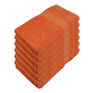 Miamar® Handtuch Handtücher VE 48 Stk. 50 x 100 cm Orange
