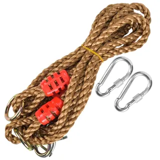 Schaukel-Hängematten-Verlängerungskabel-Seil, Hängender Verlängerungs-Baumgurt, Schaukelstuhl-Gurte, Hängeset mit Verbindungsschnalle für Outdoor-Garten Kinder Camping Auto