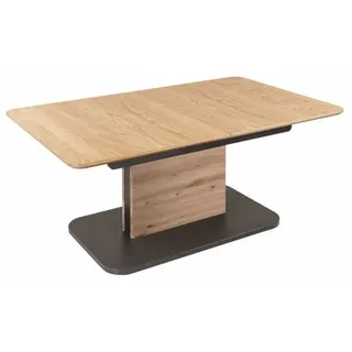 58 aufm Kessel COUCHTISCH höhenverstellbar und ausziehbar Circe 120x54x70 Wildeiche | Gr.: onesize