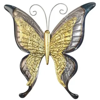 moebel-direkt-online Wanddekoobjekt Schmetterling (in vier Ausführungen), aus Metall