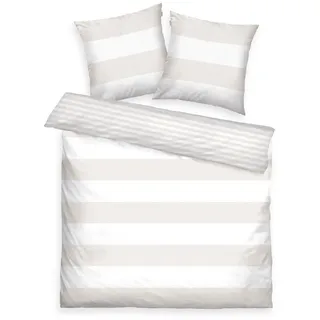 Tom Tailor Siena Renforcé sand 200 x 220 cm + 2 x 80 x 80 cm