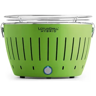 Lotusgrill Hybrid Classic HG-GR-34 - Ø 32 cm, Gas- & Kohlebetrieb, Lime Green