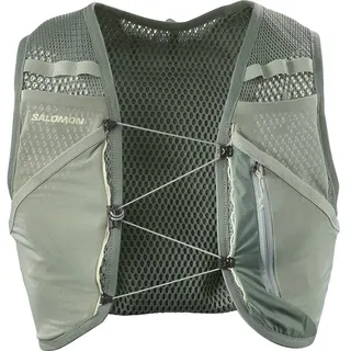 Salomon Trinkrucksack ACTIVE SKIN 4 NO FLASKS, für sportliche Aktivitäten, leichtes Polyester-Obermaterial grau M