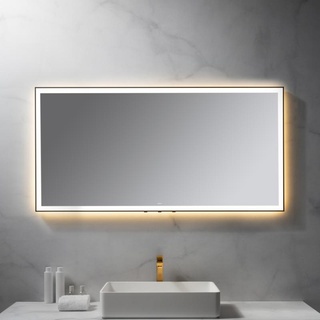 neoro n50 Metal Touch Lichtspiegel B: 140 cm, mit umlaufender Beleuchtung, direkt + indirekt B: 140 H: 70 BN0018MI