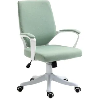 Vinsetto Bürostuhl Schreibtischstuhl Home-Office-Stuhl Grün+Weiß