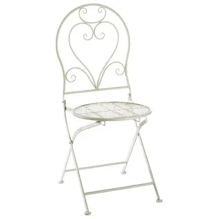 Kobolo Gartenstuhl Metallstuhl Stuhl Metall - cream -