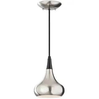 Elstead Lighting Hängeleuchte Beso, Edelstahl, Metall, 28.1 cm, RoHS, Lampen & Leuchten, Innenbeleuchtung, Leuchten nach Räumen, Esstischlampen
