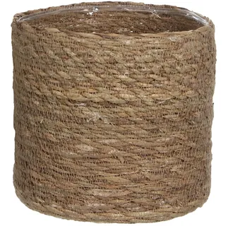 Mica decorations Korb Atlantic Ø 16 cm Hellbraun