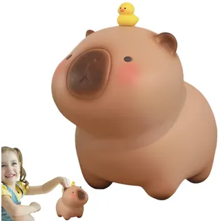 Kreative Cartoon-Spardose, dekorative Spardose in Tierform, Cartoon-, Cartoon-Capybara-Sparschwein 13,5 x 12,5 x 9,7 cm/5,31 x 4,92 x 3,82 Zoll für Kinder, Mädchen und