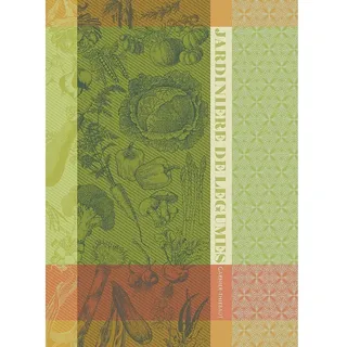 Garnier Thiebaut 45483 Geschirrtuch Jardiniere Vert 56 X77Cm Baumwolle
