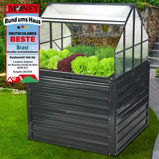 BRAST 2in1 Hochbeet mit Gewächshaus-Aufsatz Max
