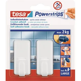 Tesa Garderobenhaken 58010 Weiß