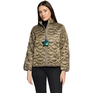 Cartoon Steppjacke mit Eingrifftaschen in Dusky Green | Gr.: 34