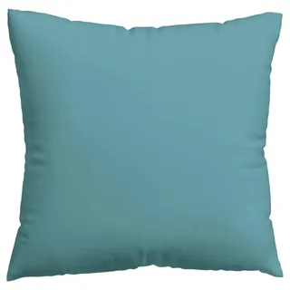 schlafgut Kissenbezug Woven Satin 80 x 80 cm Petrol