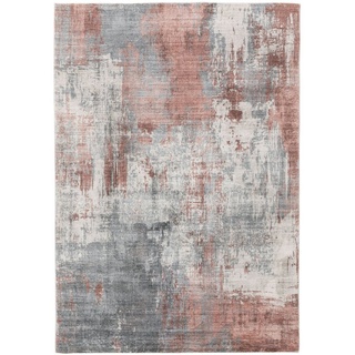 Teppich Mara, benuta, rechteckig, Höhe: 6 mm, Kunstfaser, Vintage, Wohnzimmer rosa 120 cm x 170 cm x 6 mm