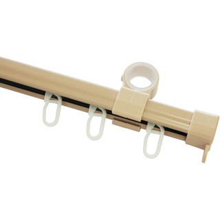 GARDINIA U-Laufschiene, Beige, 110 cm