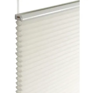 Deco4Me Wabenplissee ohne Bohren (65 x 140 cm, Weiß) - lichtdurchlässig Aber Blickdicht - Sichtschutz Rollo für Fenster innen - Plissee, Wabenfalte, Doppelplissee