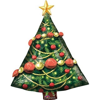 Amscan Girlande, Motiv Weihnachtsbaum