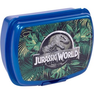 Neutral Jurassic World - Brotdose für Kinder mit Dinosaurier-Motiv, Lunch-Box aus Kunststoff mit ein, Lunchbox, Blau
